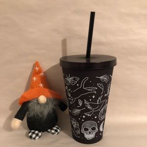 Starbucks skull Halloween tumbler